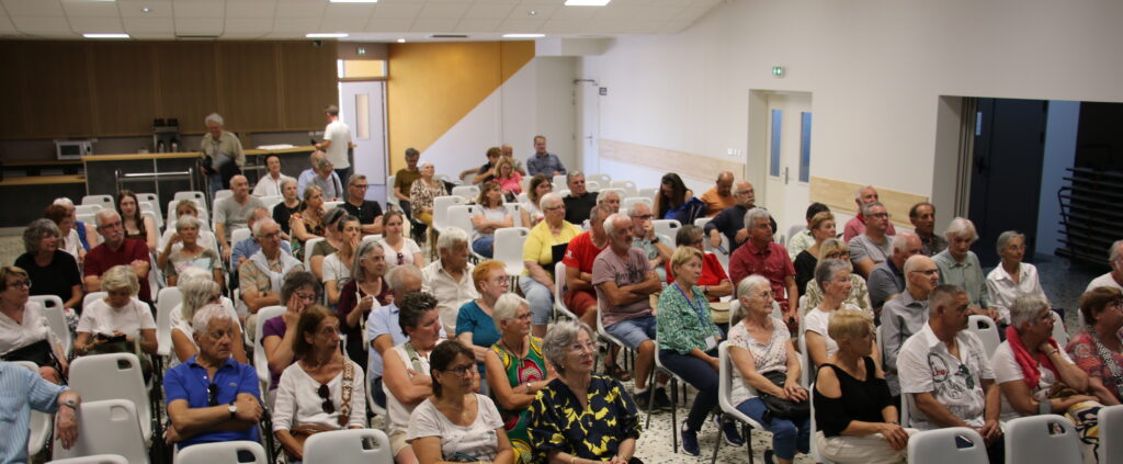 Dans le public lors des conférences